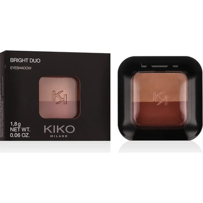 KIKO Bright Duo Eyeshadow 1, 8 g нюанс 03 Peach/Brick