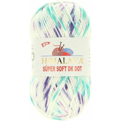 Himalaya Super Soft DK Dot 76006 mentolovo fialová