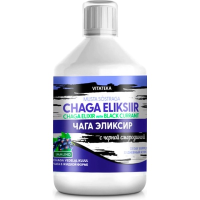 Čaga eliksír s čiernymi rýbezľami 500 ml