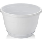 Serinova SERINOVA-Висяща саксия + кука 1, 7lt - ф18xh10cm БЯЛА (SM01 - 01001) (0150325)