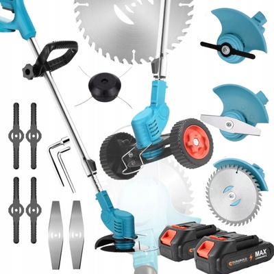 Akumulátorový vyžínač Hikey 1000 W, 15 cm