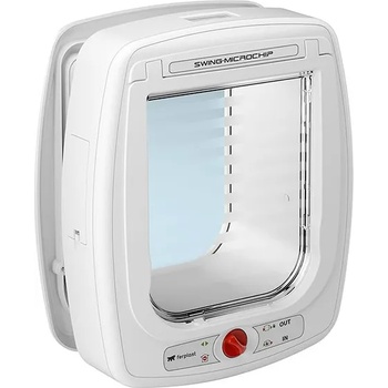 Ferplast Дверца за котки и кучета Ferplast SWING LARGE MICROCHIP - бяла