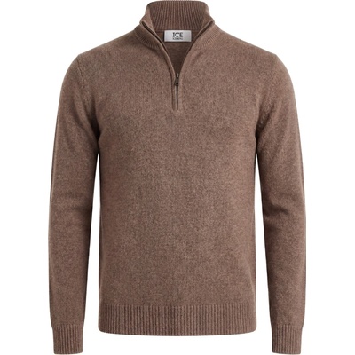 Iceberg Half Zip Brown sveter