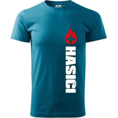 Hasiči zdravotník klasické pánské triko tmavý tyrkys