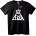 NOONEBRAND Тениска Корона FOB - 2XL, Black