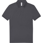 B&C Collection B&c my polo 210 / Мъжка поло тениска с къс ръкав от плътен памук - тъмносива xxxl (01u42667013)