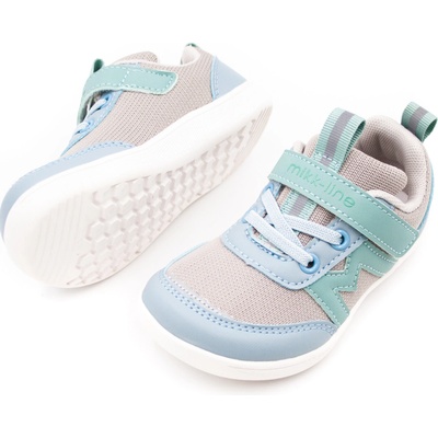 mikk-line detské barefoot tenisky stone blue