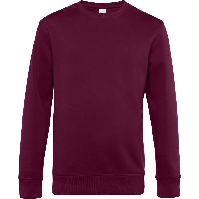 B&C Collection B&C KING CREW NECK / Мъжки суитшърт - бордо S (01U01Kx5501)