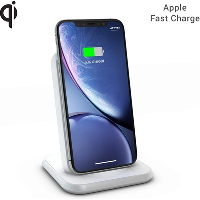 ZENS Aluminium Stand 10W Qi ZESC13W00 - станция за безжично зареждане на Qi съвместими устройства (бял)