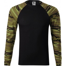 Malfini Camouflage LS triko green