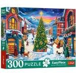 Trefl - Puzzle Easy Piece - Christmas Town - 300 piese