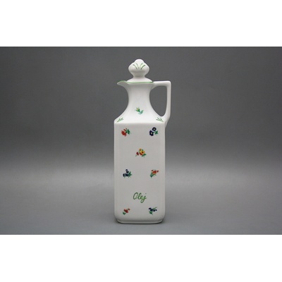 Bohemia Porcelán 1987 Karafa hranatá Házenky ZL 700 ml