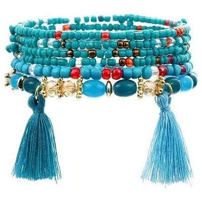 Fashion Jewelry Dámský 4 v 1 mix OJ121 modrý