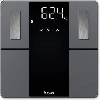 Beurer BF 500 BT - диагностична везна за баня с Bluetooth, 180 кг, магически дисплей - черна