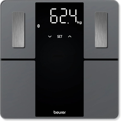 Beurer BF 500 BT - диагностична везна за баня с Bluetooth, 180 кг, магически дисплей - черна