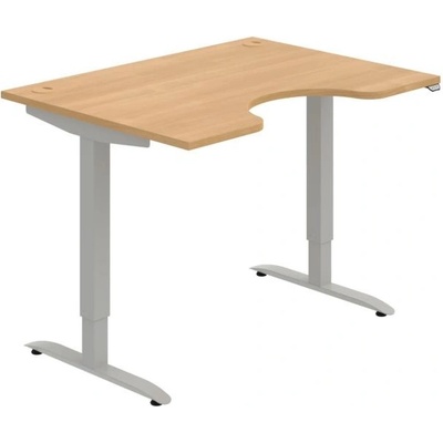 OFFICE PRO s.r.o. HOBIS ergo elektr.staviteľný stôl 120 cm, stand. ovláda. - MSE 2 1200, dub
