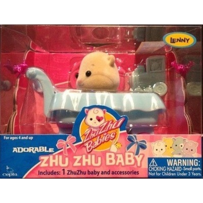 Zhu Zhu Babies Miminko v kočárku Lenny (zzb81470)