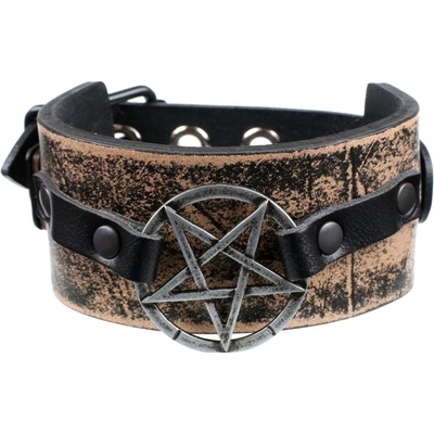Leather & Steel Fashion náramok unisex brown LSF1 54
