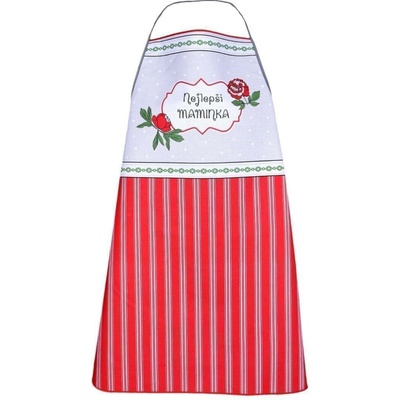 Forbyt Zástěra Pro maminku červená