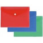 Biurfol A4 envelope folder, green satin (TKS-02-12)