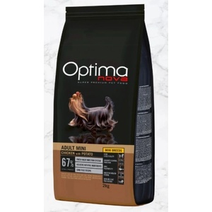 VISAN Optima nova adult mini chicken & potato (пиле и картофи) 70% месо grain free, Хипоалергична, Суперпремуим храна за кучета над 10 месеца 6 кг