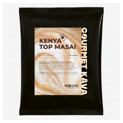 GourmetKava Кения Топ Масаи, средно изпечено кафе на зърна Арабика: Да, за еспресо 250g