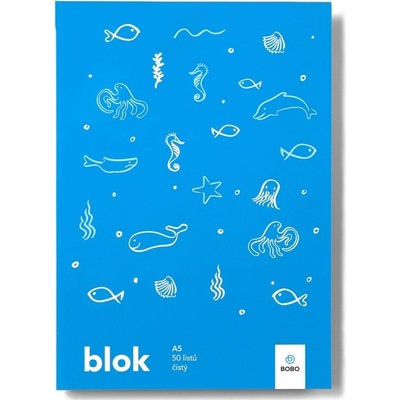 Poznámkový blok SVĚT A5 - čistý 50 listů