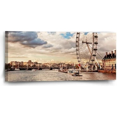 Sablio Obraz London eye - 110x50 cm