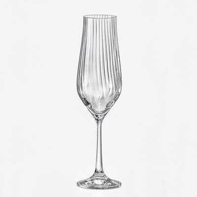 Crystalex poháre na šampanské Tulipa Optic 6 x 170 ml