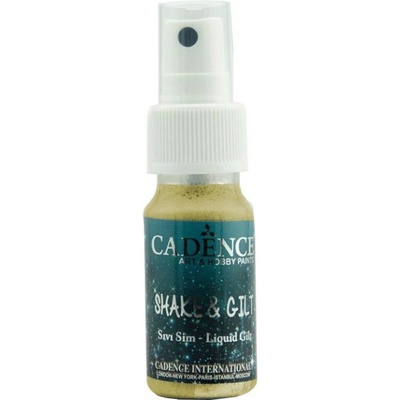 Cadence metalický třpytivý sprej zlatý 25 ml