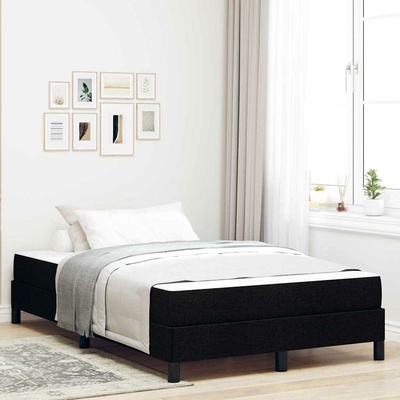 zahrada-XL 3398474 Postel s boxspringem s matrací Černá textil