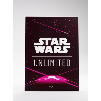 Gamegenic Star Wars: Unlimited Art Sleeves Card Back Magenta obaly 62 ks