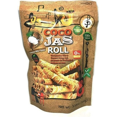 Coco Jas RIZ trubičky s příchutí kokosu 100 g