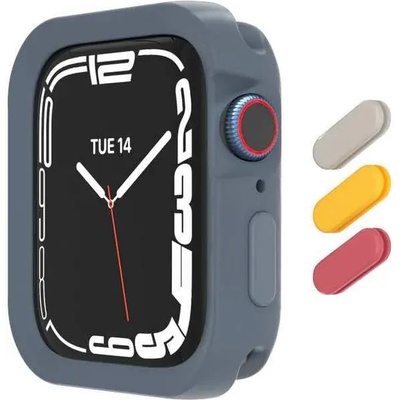 SwitchEasy Colors Case - удароустойчив силиконов (TPU) кейс за Apple Watch 41мм, 40мм (син)