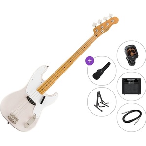 Squier Classic Vibe 50s Precision Bass MN Premium SET White Blonde Електрическа бас китара