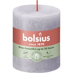 Bolsius Цилиндър Bolsius Rustic Shine 68×80 мм - Матирана лавандула (лилаво)