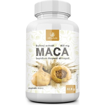 Allnature Maca bylinný extrakt 60 tobolek