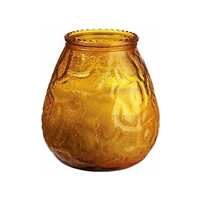 SAHM Sviečka 100x100mm sklo VENEZIA AMBER - 6ks / bal 100025281