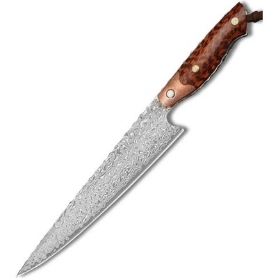 KnifeBoss damaškový nôž Chef 8" 205 mm Snakewood VG-10
