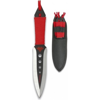 Albainox Nože vrhacie set 3 kusov sm paracordom