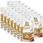 Brit Care Котешка супа с патица 15 x 75 г