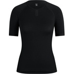 Rapha Дамско горнище Rapha Women's Merino Base Layer Short Sleeve Merino base layer - Black / Black (115-2688-0115)