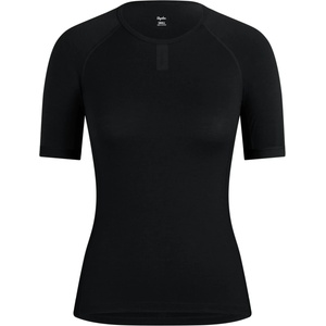 Rapha Дамско горнище Rapha Women's Merino Base Layer Short Sleeve Merino base layer - Black / Black (115-2688-0115)