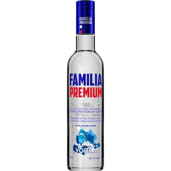 FAMILIA Premium Vodka 38% 0,5 l (čistá fľaša)