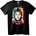 NOONEBRAND Тениска Cerati Цветен арт - L, Black