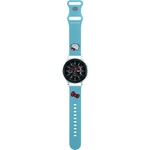 Hello Kitty Каишка за Samsung Watch (46mm)/Watch 3, Huawei Watch GT 2/GT 3 (46mm) - Hello Kitty Strap Silicone Kitty Head (HKUWWLSCHBLB) - Син