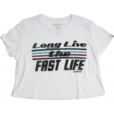 Fasthouse Anthem Crop Tee White