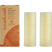 georganics Dental Floss Sweet Orange 100 m náplň