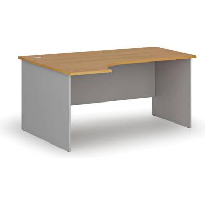 B2B Partner PRIMO GRAY 160x120 cm levý šedá/buk 6131250