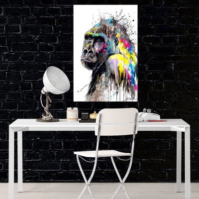 IMPAR Obraz Gorila Art (Rozměr obrazu: 90x60)